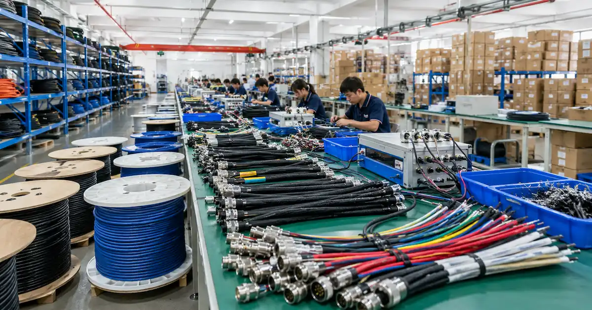 Fabbrica all'ingrosso di cavi: come reperire cavi assemblati personalizzati per ordini all'ingrosso.