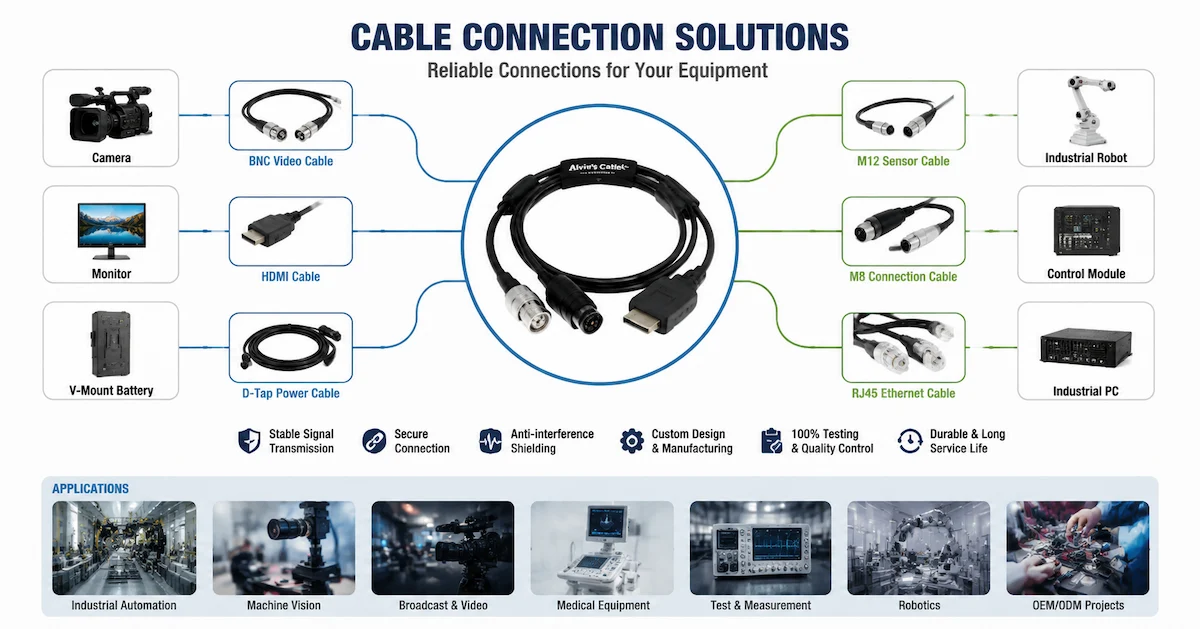 Cable Connection Solutions: How to Build Reliable Links for Professional Equipment