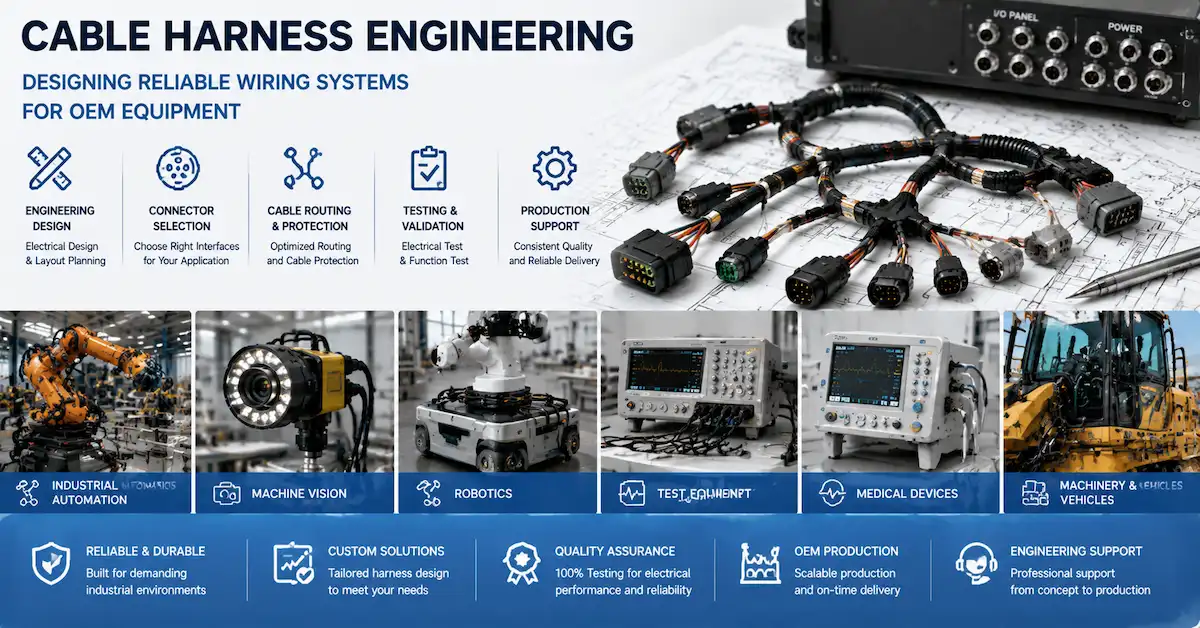 Cable Harness Engineering: Designing Reliable Wiring Systems for OEM Equipment
