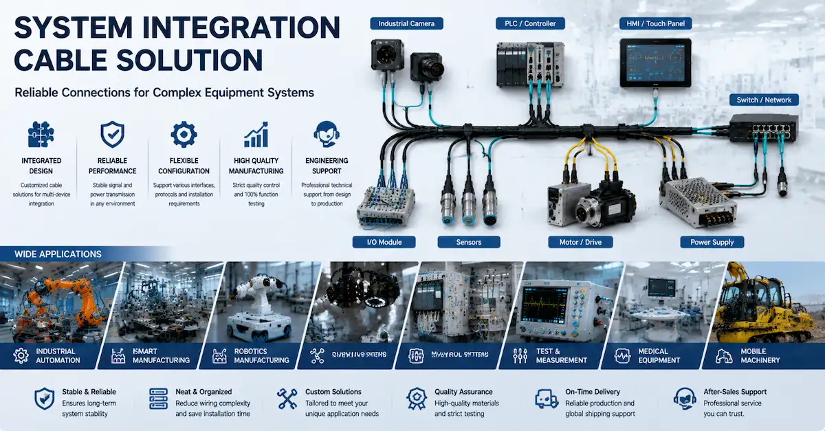 System Integration Cable Solution: Building Reliable Connections for Complex Equipment Systems
